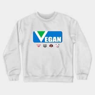 VEGAN banner Crewneck Sweatshirt